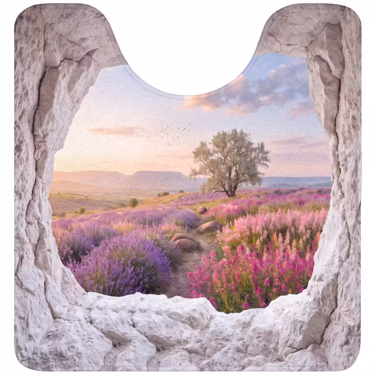 WC Vorleger - Blumen – Weg – Natur — 1