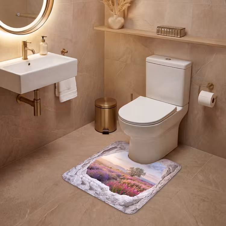 WC Vorleger - Blumen – Weg – Natur — 4