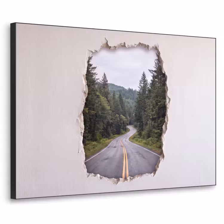 Art Frame - Straße – Wald – Natur — 1