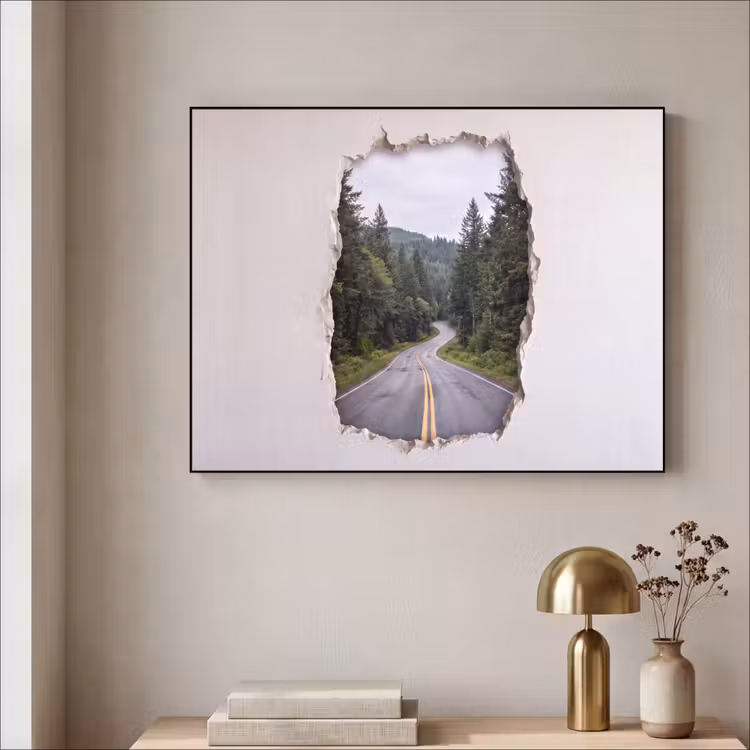 Art Frame - Straße – Wald – Natur — 4