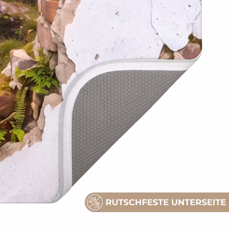 WC Vorleger - Mauer – Landschaft – Natur — 3