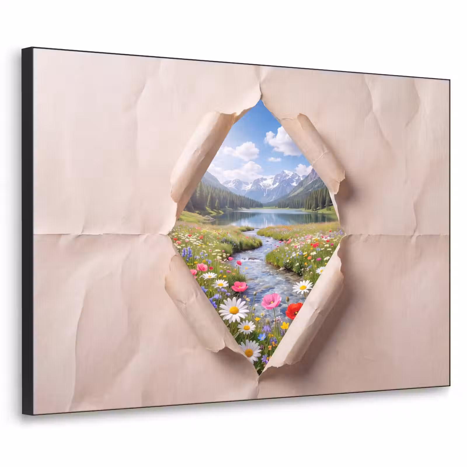 Art Frame - Blumen – Fluss – Landschaft — 1