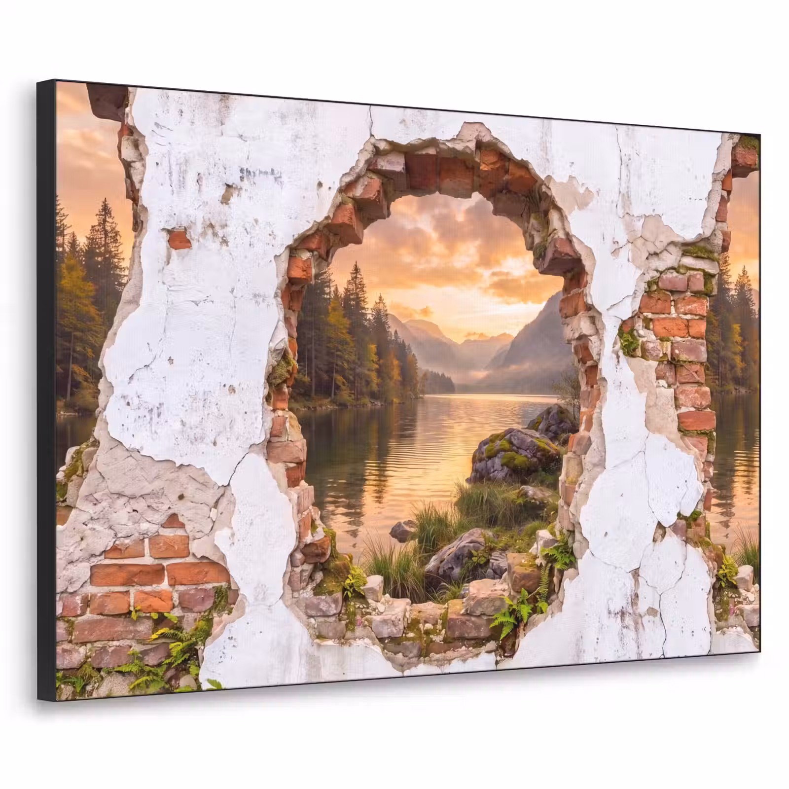 Art Frame - Mauer – Landschaft – Natur — 1
