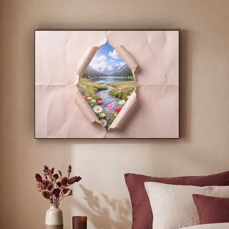 Art Frame - Blumen – Fluss – Landschaft — 2
