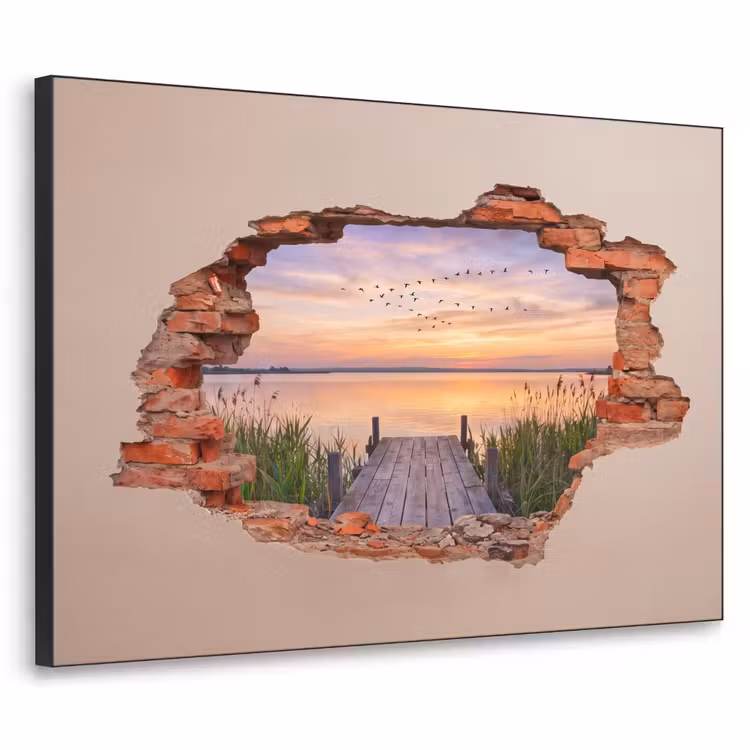 Art Frame - Mauer – Landschaft – Illusion — 1
