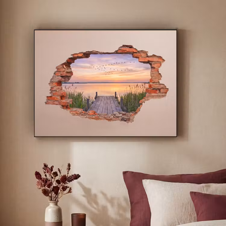 Art Frame - Mauer – Landschaft – Illusion — 2