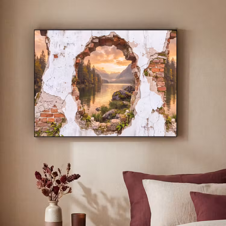 Art Frame - Mauer – Landschaft – Natur — 2