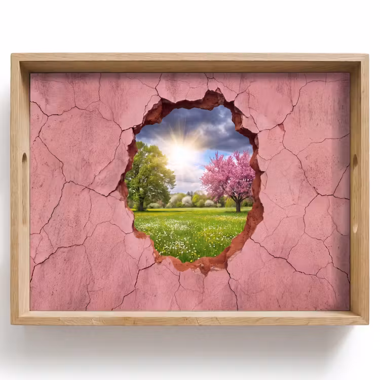 Tablett - Natur – Frühling – Sonne — 1