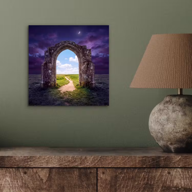 Alu-Dibond-Bild - Bogen – Landschaft – Kontrast — 3