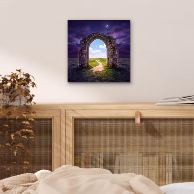 Alu-Dibond-Bild - Bogen – Landschaft – Kontrast — 4
