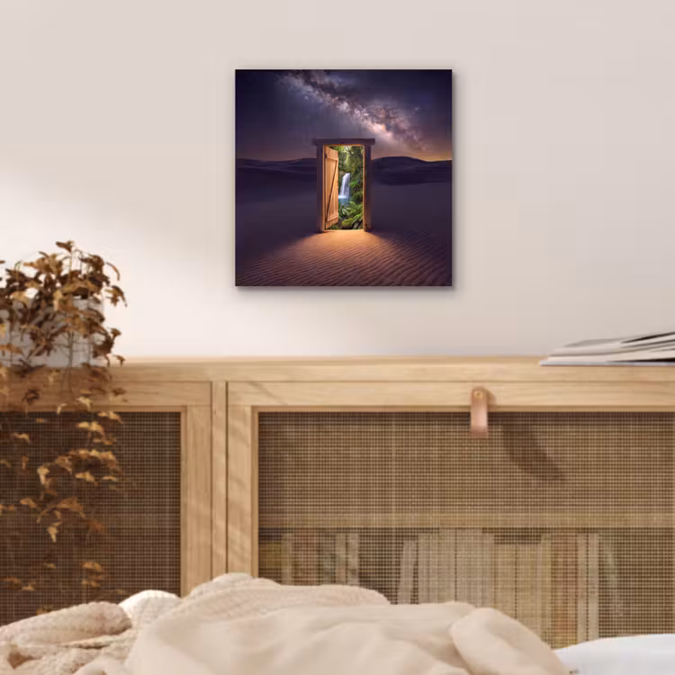 Alu-Dibond-Bild - Tür – Wüste – Natur — 4