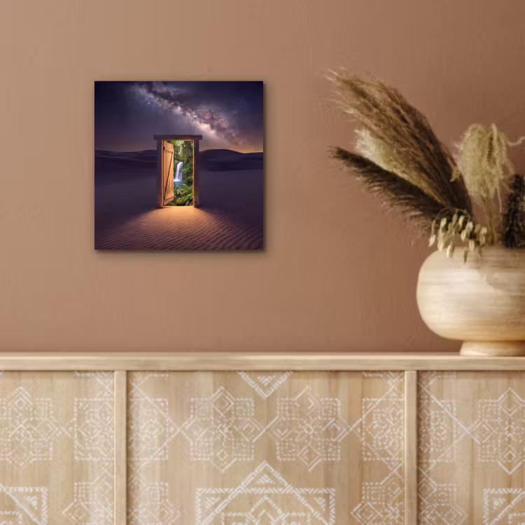 Alu-Dibond-Bild - Tür – Wüste – Natur — 5