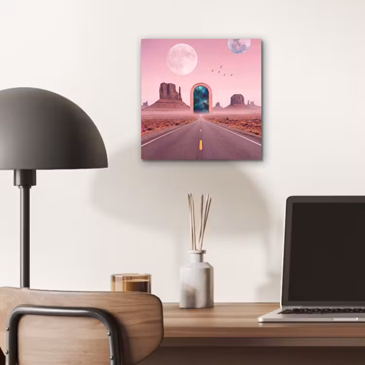 Alu-Dibond-Bild - Landschaft – Tor – Raum — 6