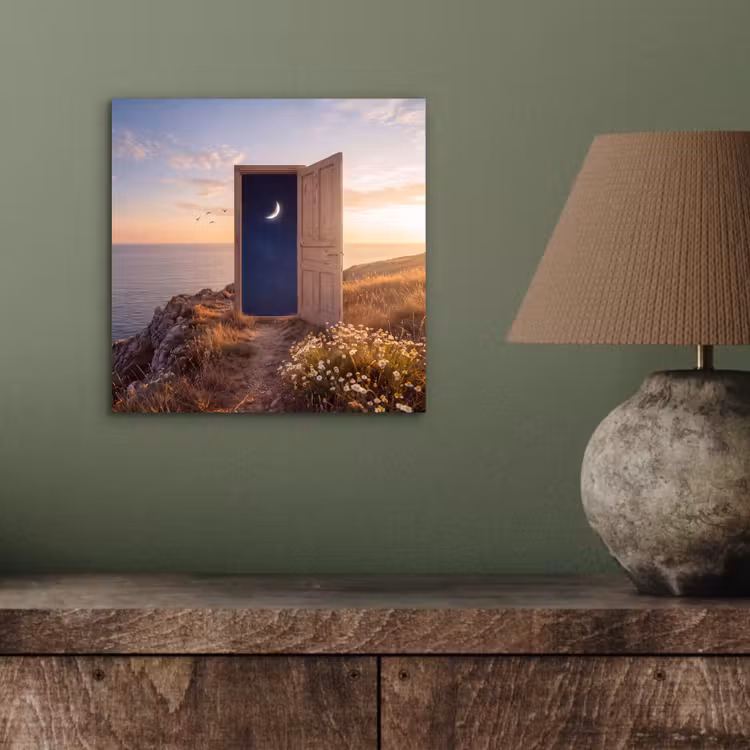 Alu-Dibond-Bild - Tür – Sterne – Natur — 3