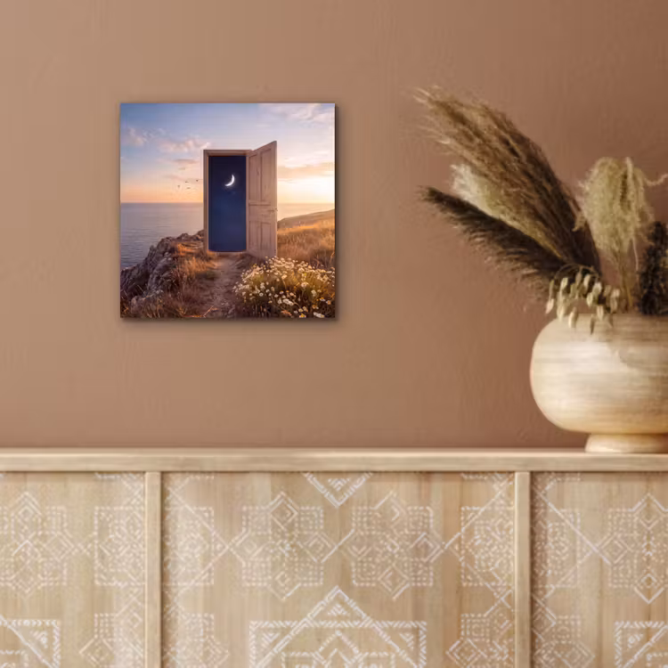 Alu-Dibond-Bild - Tür – Sterne – Natur — 5