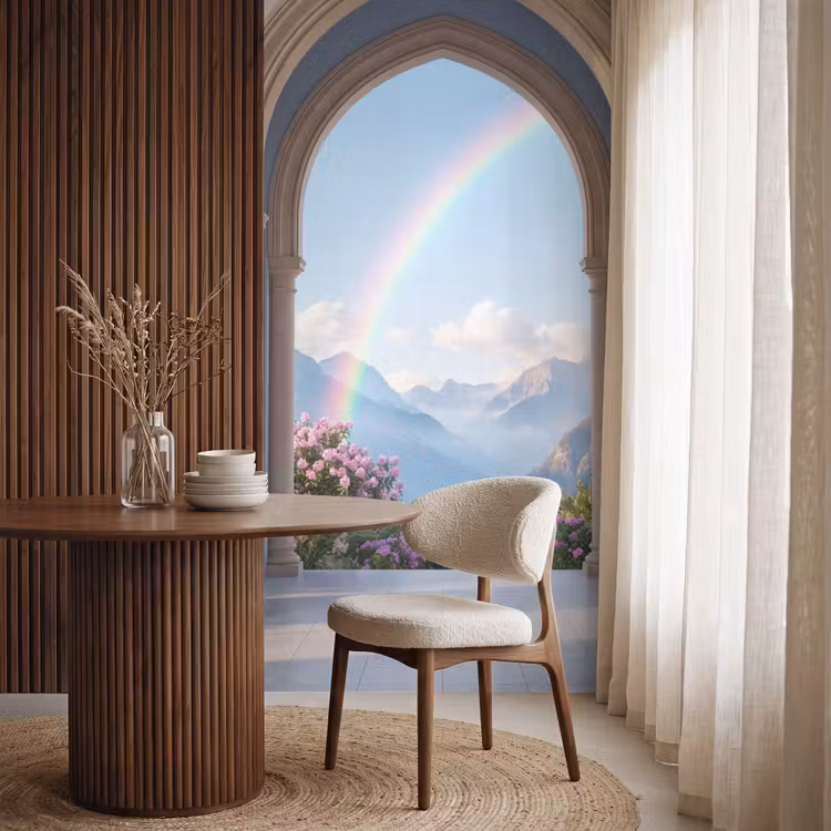Tapete - Bogen – Berge – Regenbogen — 4