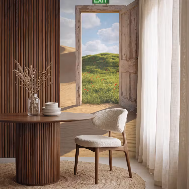 Tapete - Tür – Wüste – Gras — 4