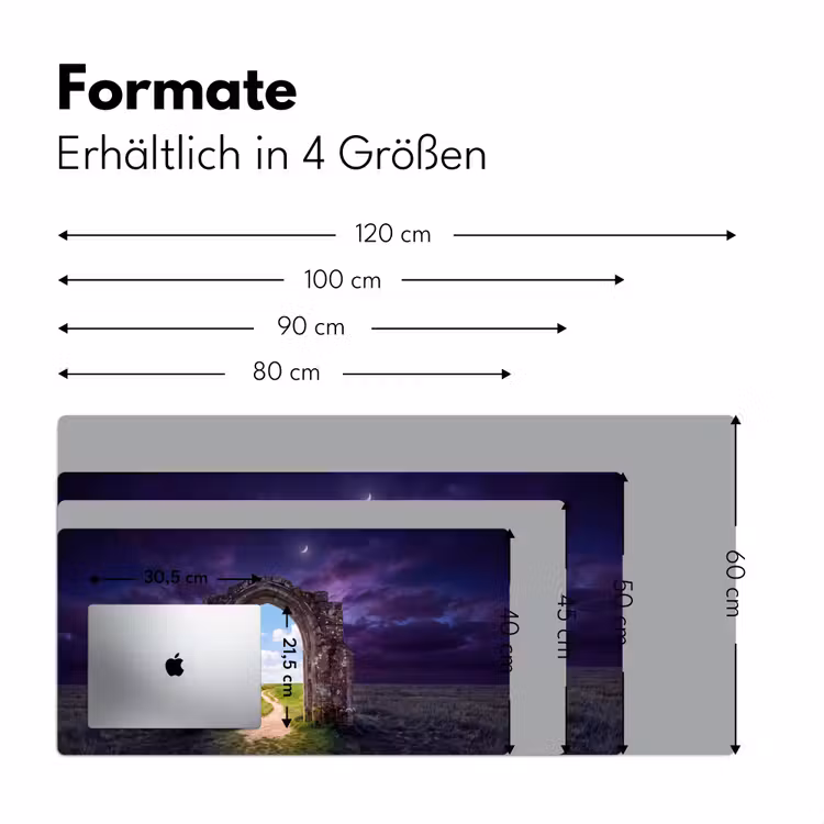 Schreibtischunterlage - Bogen – Landschaft – Kontrast — 5