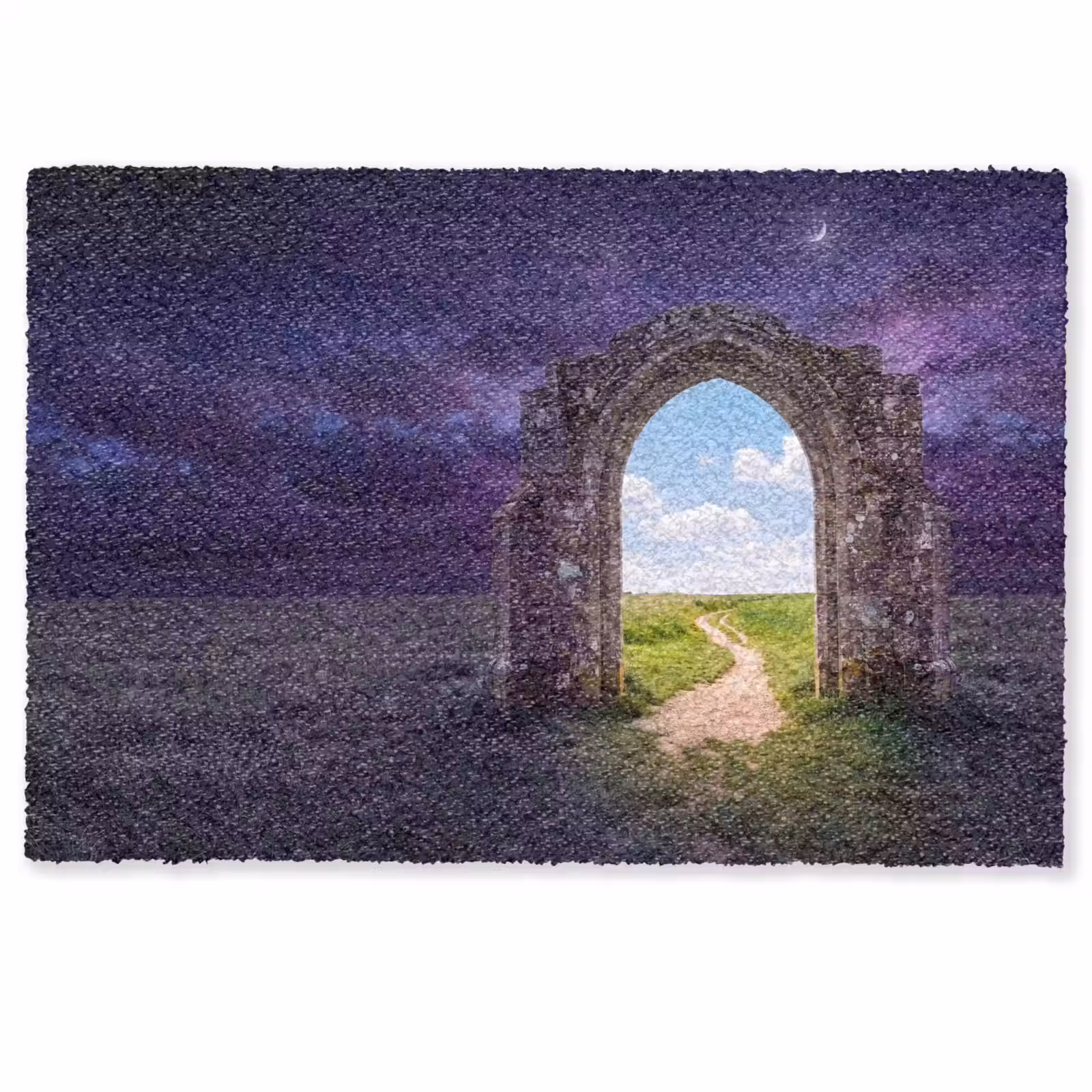 Fußmatte - Bogen – Landschaft – Kontrast — 1