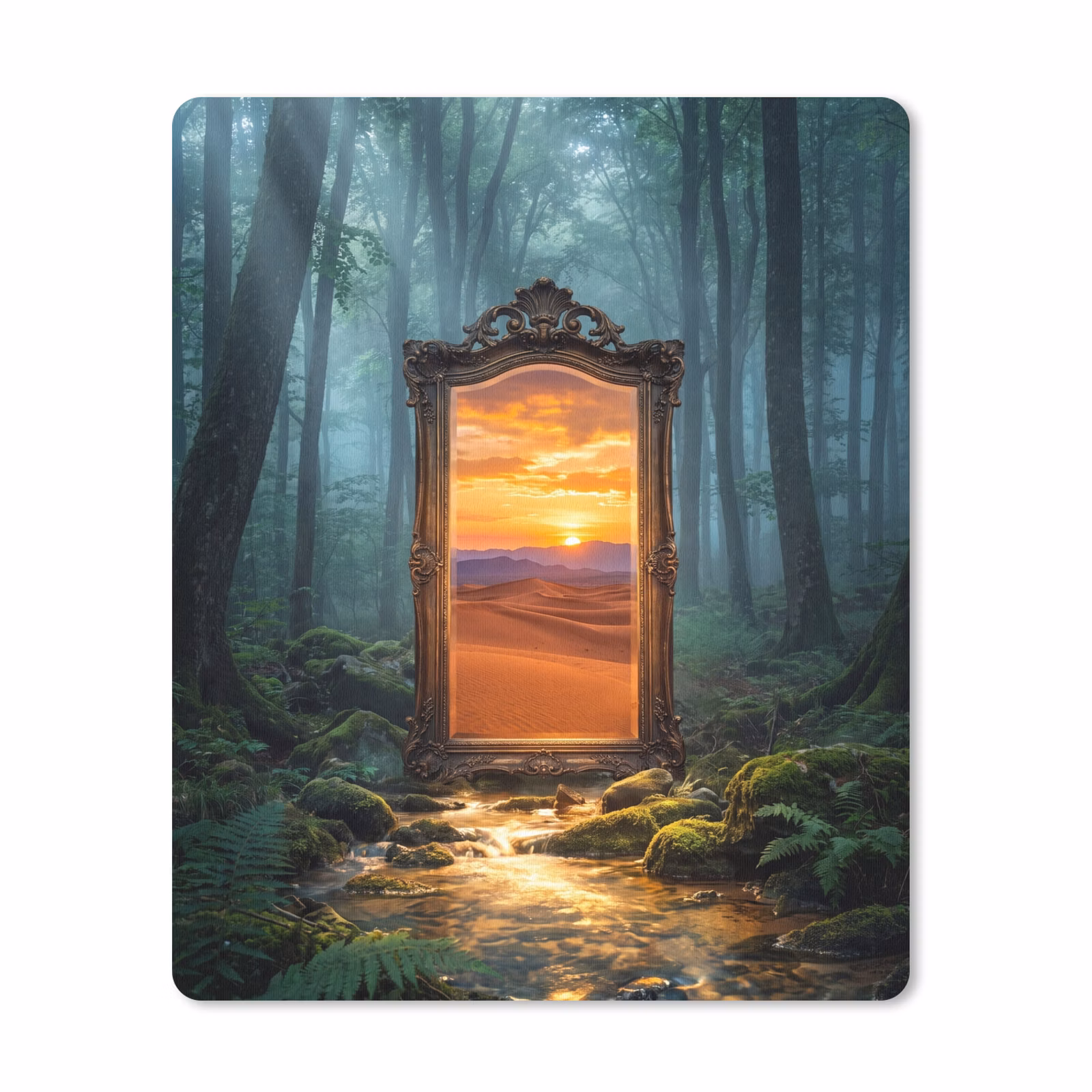 Mauspad - Spiegel – Wald – Natur — 1