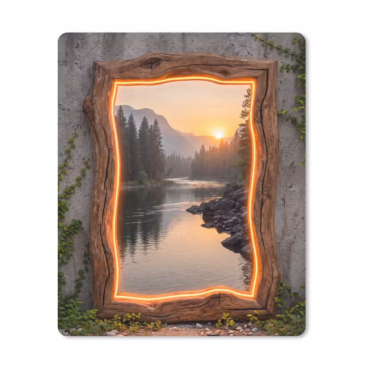 Mauspad - Landschaft – Rahmen – Licht — 1