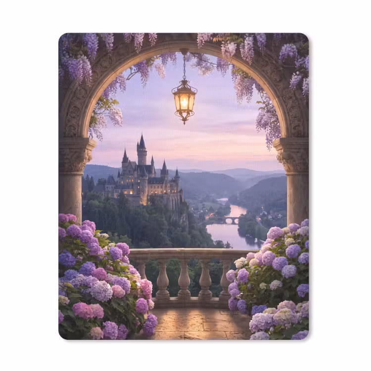 Mauspad - Schloss – Fluss – Abend — 1