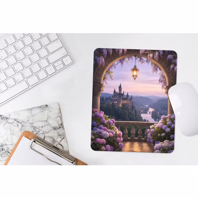 Mauspad - Schloss – Fluss – Abend — 4