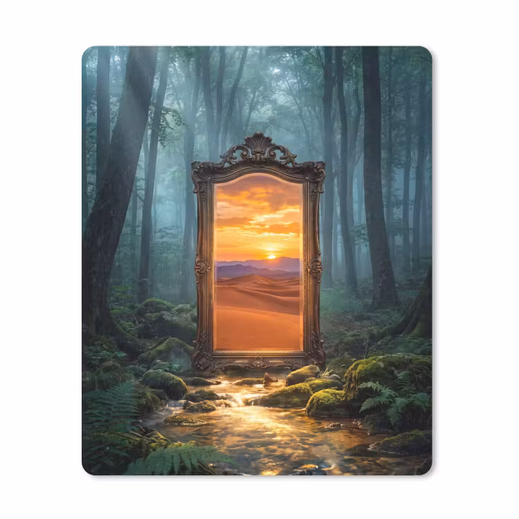 Mauspad - Spiegel – Wald – Natur — 1