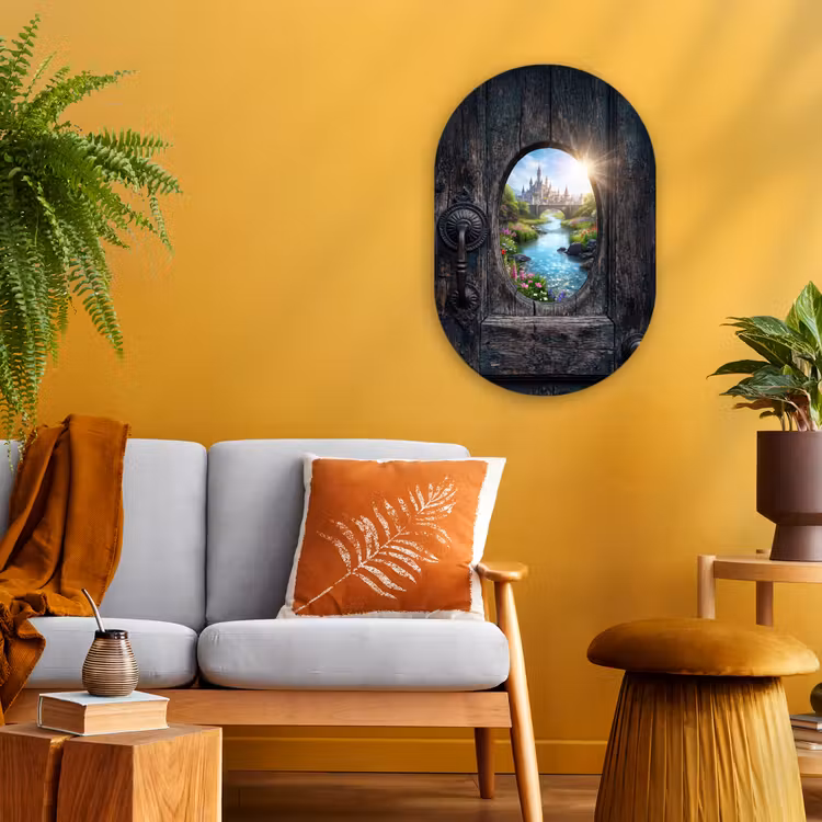 Forexbild Oval - Schloss – Fluss – Natur — 2