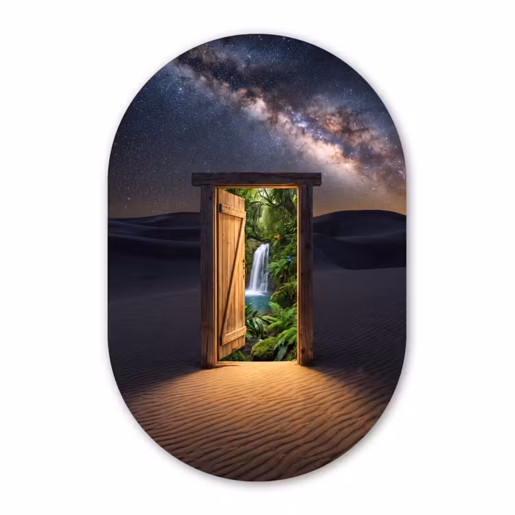 Forexbild Oval - Tür – Wüste – Natur — 1