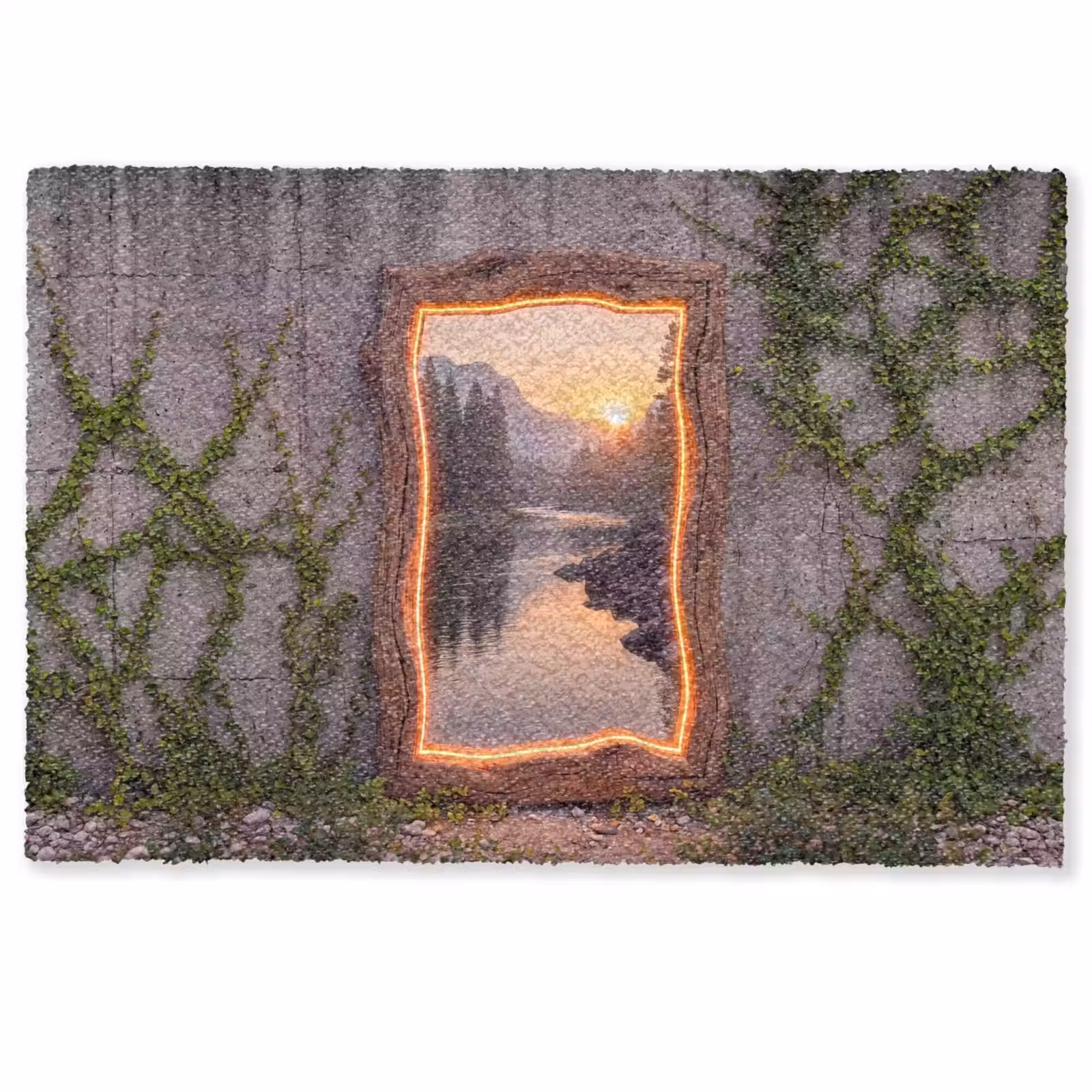 Fußmatte - Landschaft – Rahmen – Licht — 1