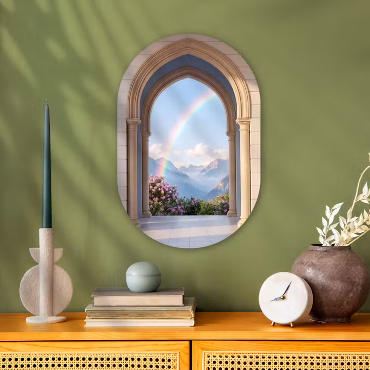 Forexbild Oval - Bogen – Berge – Regenbogen — 3