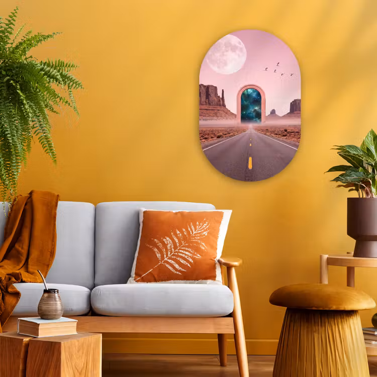 Forexbild Oval - Landschaft – Tor – Raum — 2