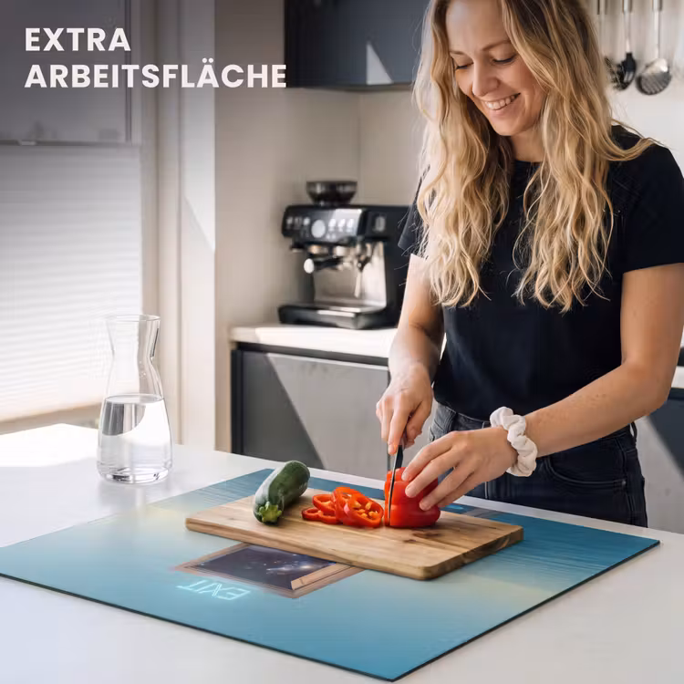 Herdabdeckplatte - Tür – Raum – Abstrakt — 4