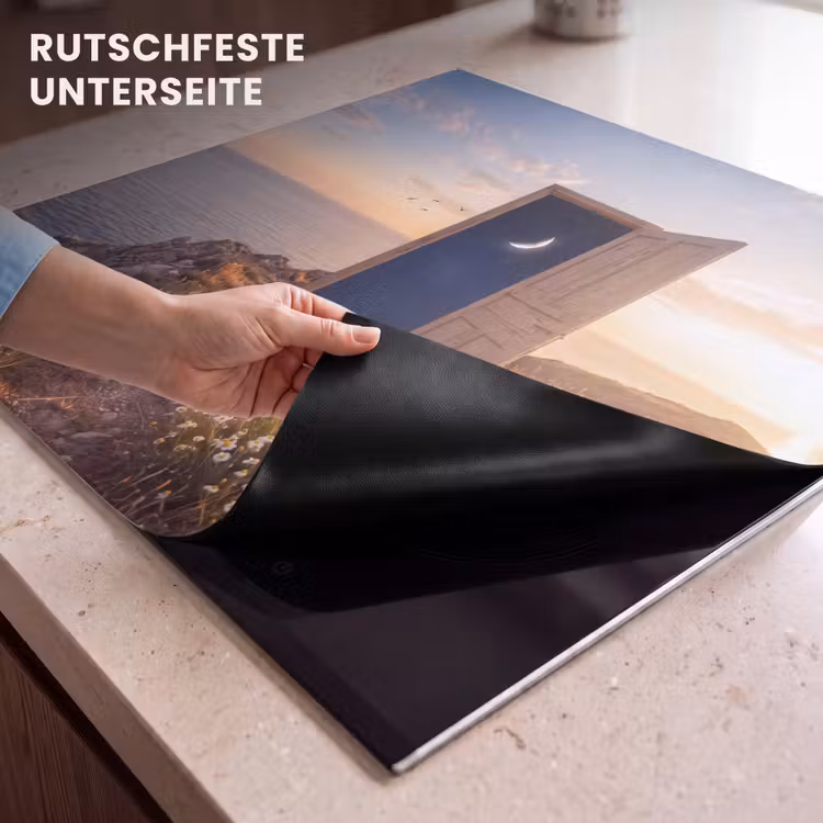 Herdabdeckplatte - Tür – Sterne – Natur — 9