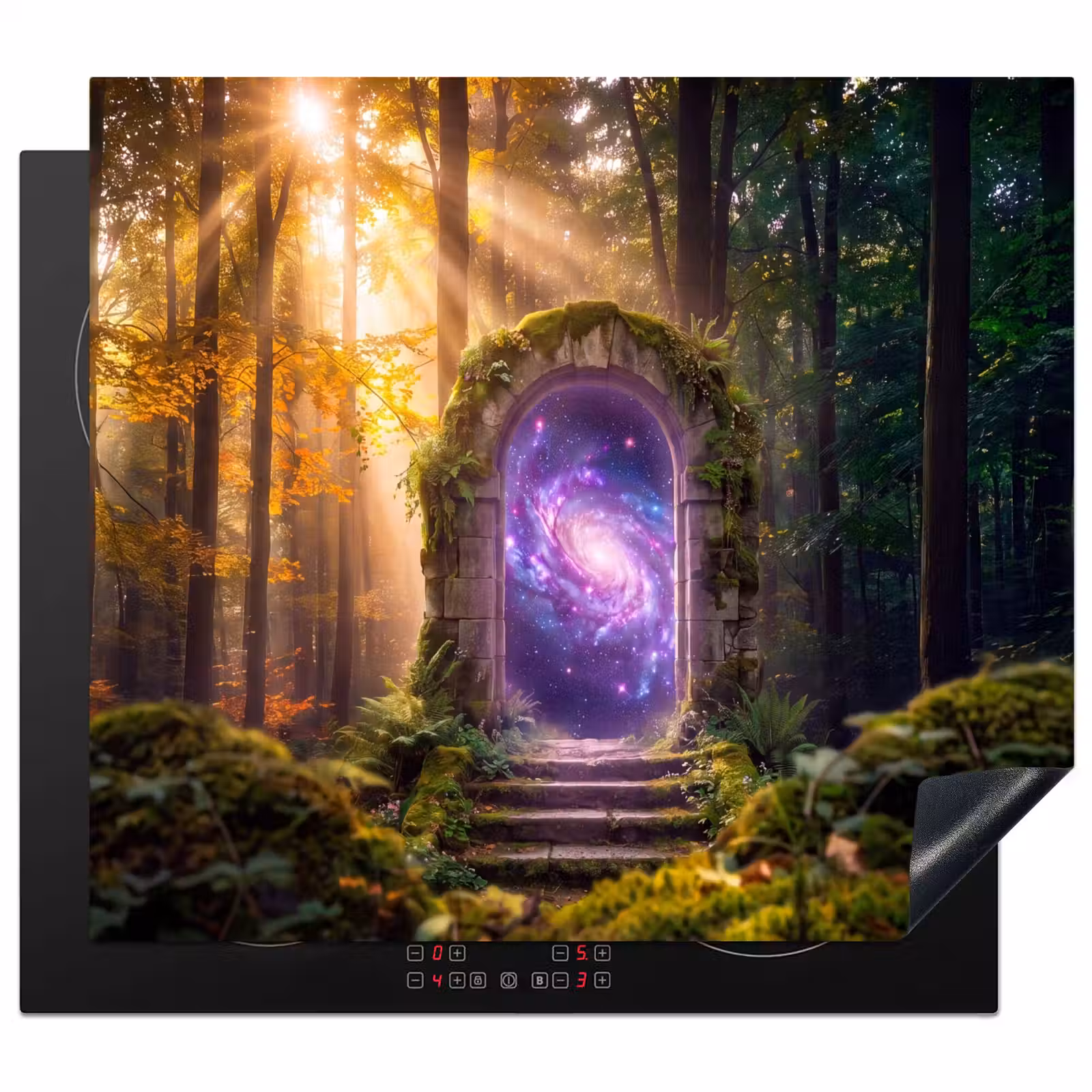 Herdabdeckplatte - Tor – Kosmos – Wald — 1