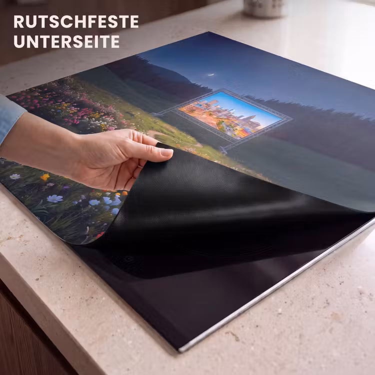 Herdabdeckplatte - Bildschirm – Stadt – Natur — 9