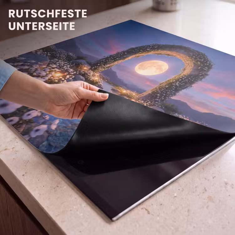 Herdabdeckplatte - Bogen – Mond – Nacht — 9