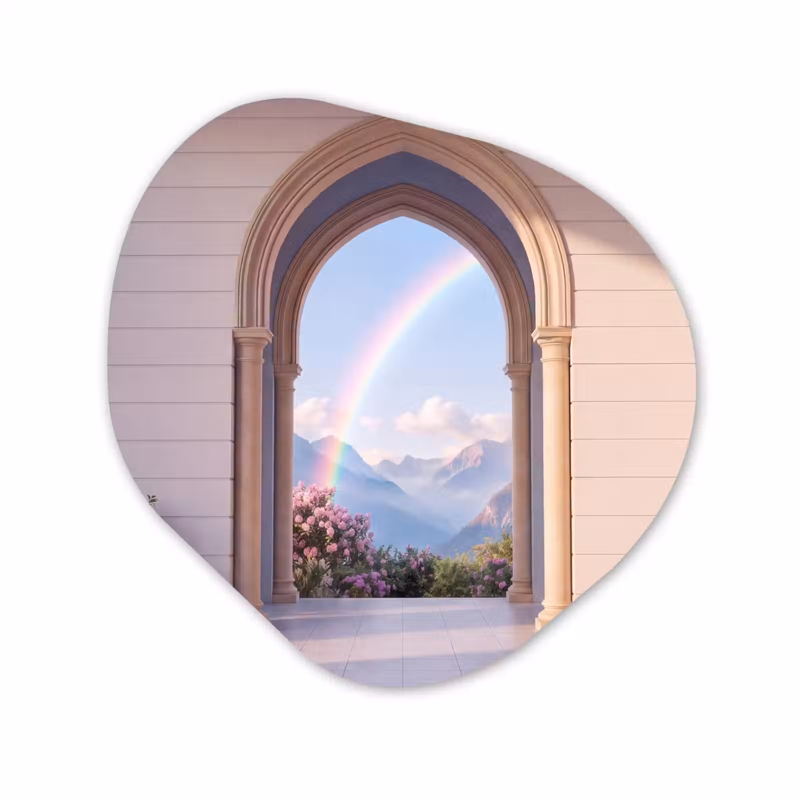 Forexbild Organische Form - Bogen – Berge – Regenbogen — 1