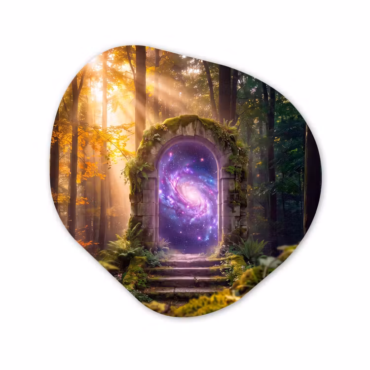 Forexbild Organische Form - Tor – Kosmos – Wald — 1
