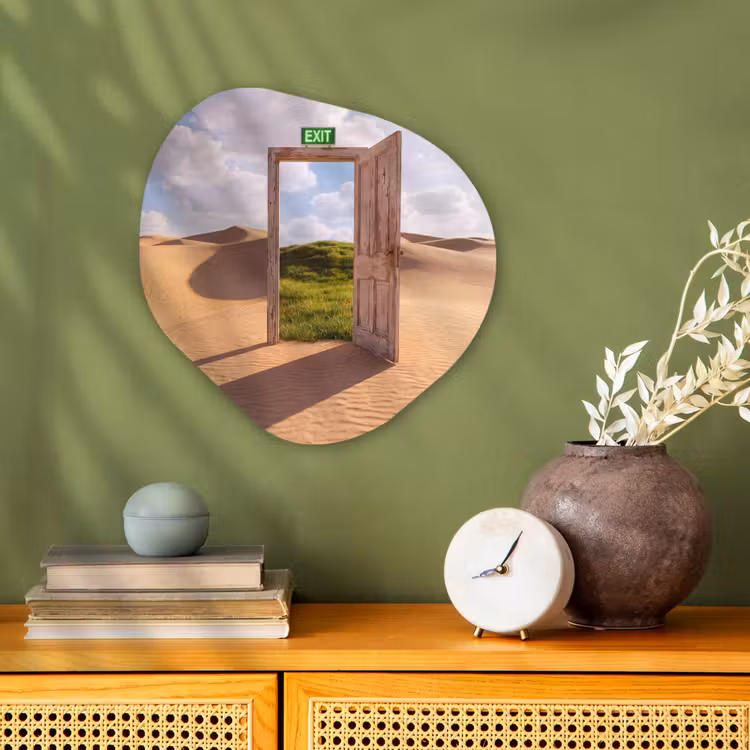 Forexbild Organische Form - Tür – Wüste – Gras — 2