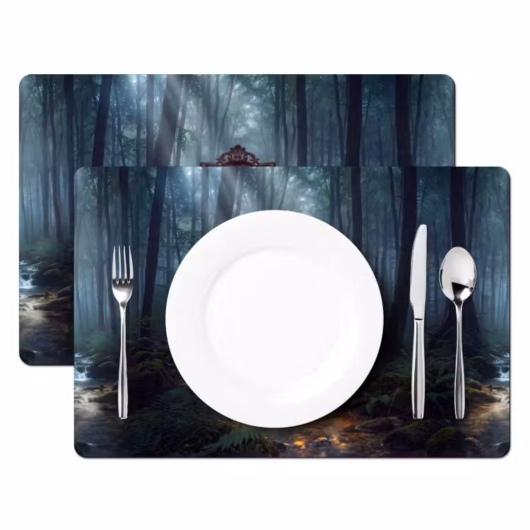 Tischset - 6 Stück - Spiegel – Wald – Natur — 2