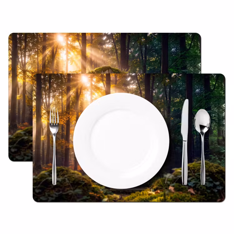 Tischset - 6 Stück - Tor – Kosmos – Wald — 2