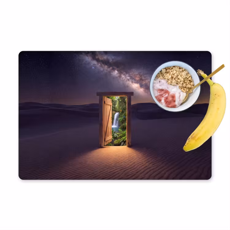 Tischset - 6 Stück - Tür – Wüste – Natur — 1