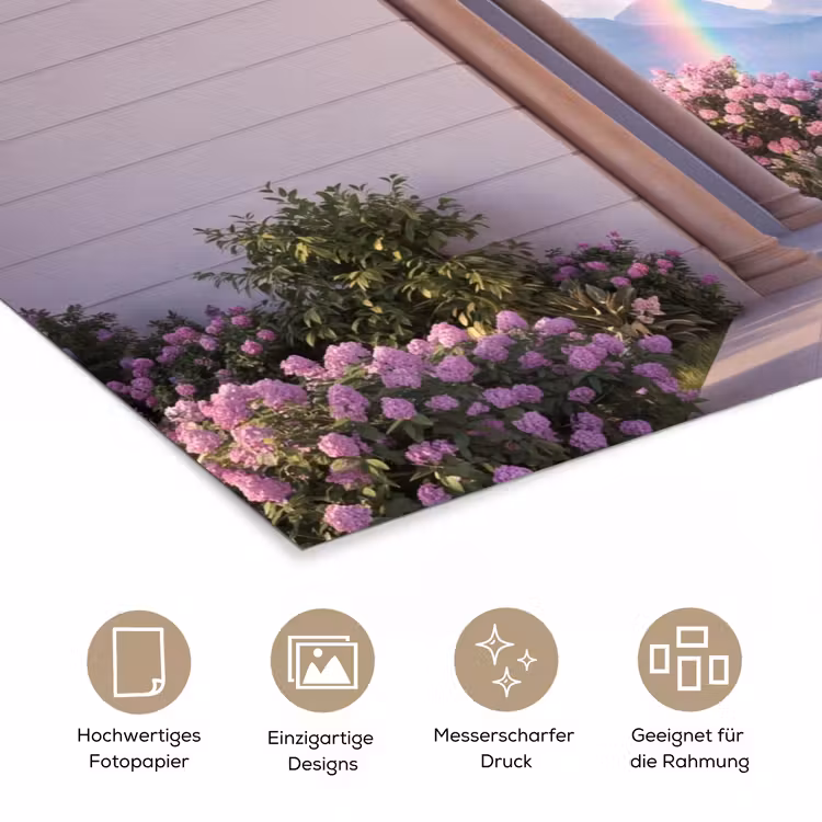 Poster - Bogen – Berge – Regenbogen — 5