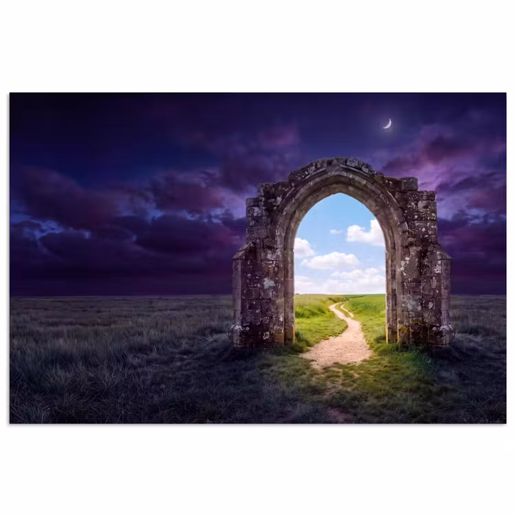 Poster - Bogen – Landschaft – Kontrast — 1
