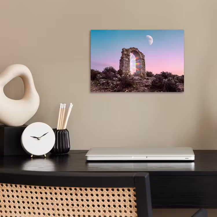 Poster - Bogen – Regenbogen – Mond — 2