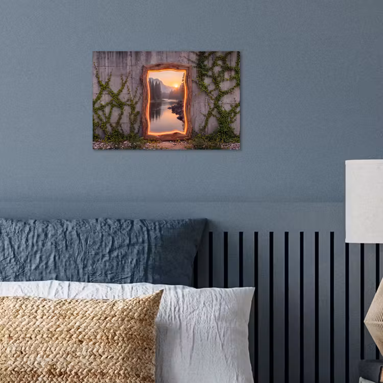 Poster - Landschaft – Rahmen – Licht — 3