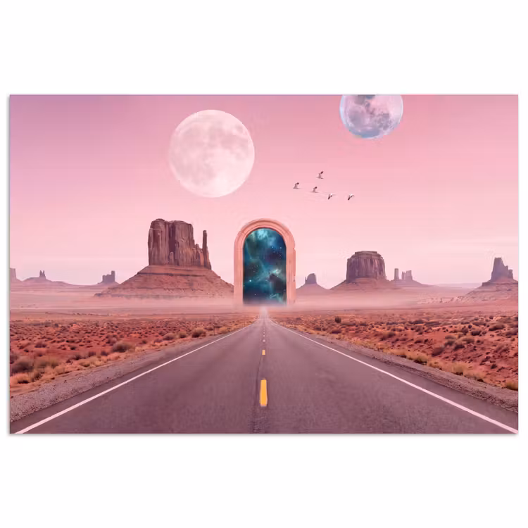 Poster - Landschaft – Tor – Raum — 1