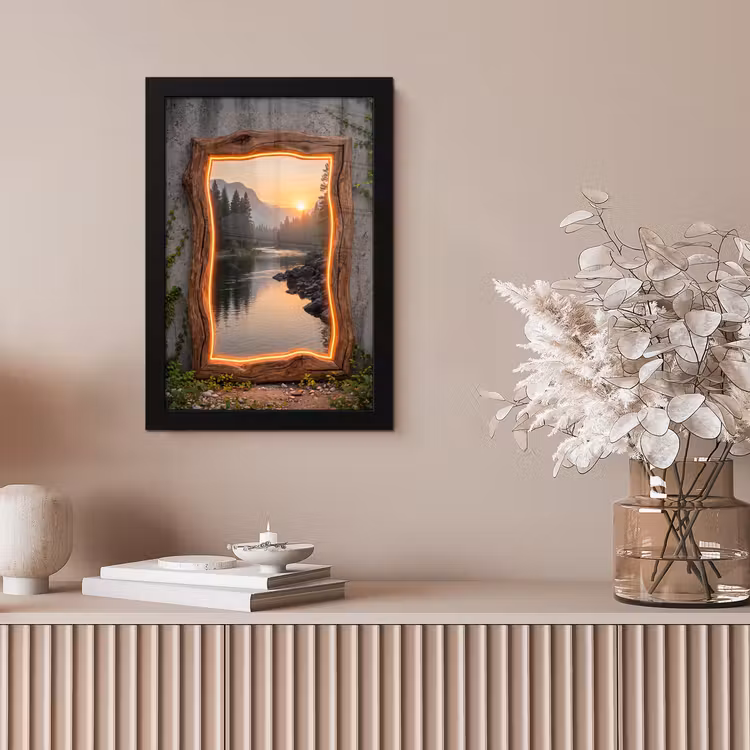 Bilder mit Rahmen - Landschaft – Rahmen – Licht — 4